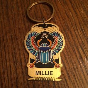 Revenge of the Mummy Ride Name Keychain: Millie
